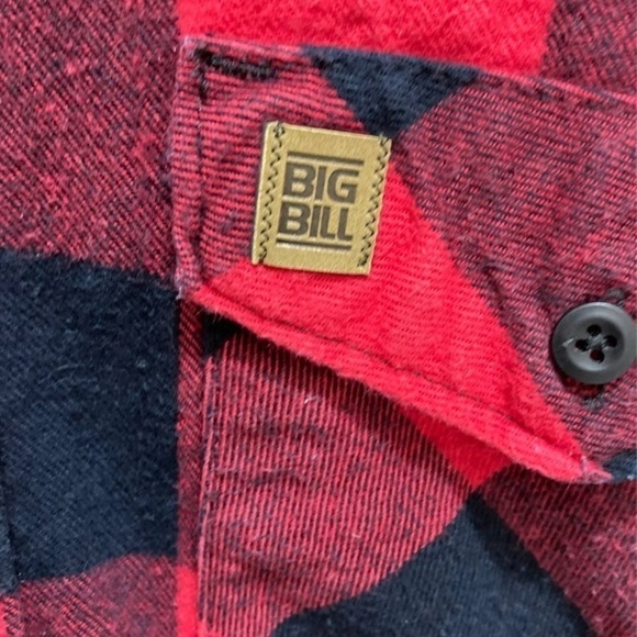 Vintage BIG BILL Premium Flannel Work Shirt - Picture 2 of 6